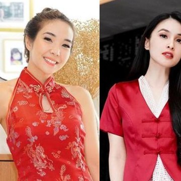 Beda Gaya Gisella Anastasia dan Sandra Dewi saat Pakai Cheongsam untuk Imlek, Siapa Favoritmu?