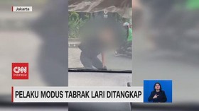 VIDEO: Pelaku Modus Tabrak Lari Ditangkap