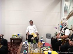 Jokowi Bertemu Tokoh Adat Kaltim, Bahas SDM hingga Kearifan Lokal untuk IKN