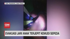 VIDEO: Evakuasi Jari Anak Terjepit Kemudi Sepeda