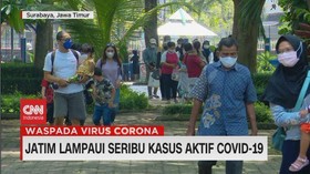 VIDEO: Jatim Lampaui Seribu Kasus Aktif Covid-19