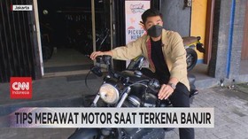 VIDEO: Tips Merawat Motor Saat Terkena Banjir