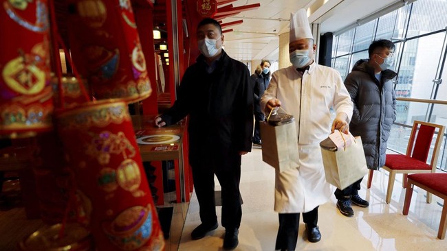 FOTO: Saat China Beralih ke Makanan Siap Saji untuk Rayakan Imlek