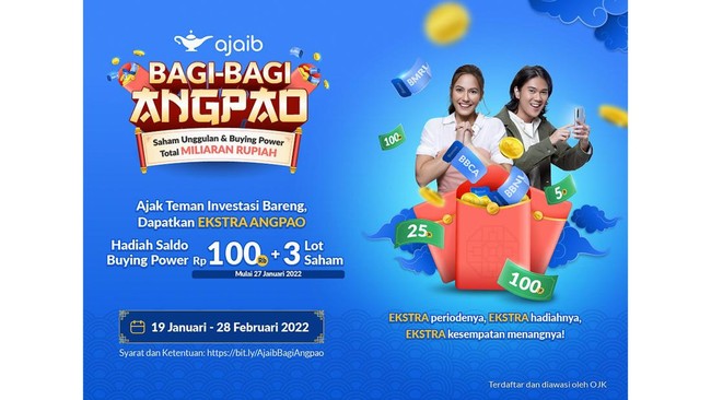 Pevita Pearce dan Iqbaal Ramadhan bersama Ajaib terus mengampanyekan tentang pentingnya investasi untuk masa depan kepada generasi milenial.