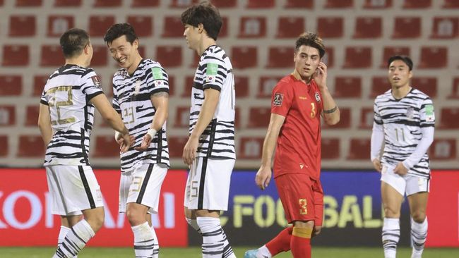 Korea Selatan Lolos ke Piala Dunia 2022