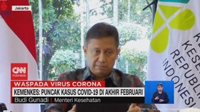VIDEO: Kemenkes: Puncak Kasus Covid-19 di Akhir Februari