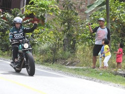 Jokowi Motoran Jajal Jalan di Sumut: 20% Masih Bergelombang