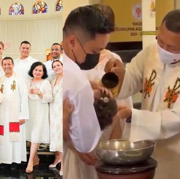 8 Momen Pembaptisan Cara Rose, Anak Rianti Cartwright & Cas Alfonso
