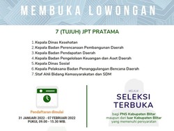 Pemkab Blitar Buka Lowongan 7 Jabatan Pimpinan Tinggi Pratama