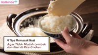 4 Tips Memasak Nasi Agar Tidak Mudah Lembek dan Basi di Rice Cooker
