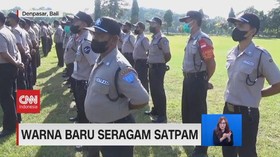 VIDEO: Warna Baru Seragam Satpam