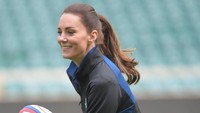5 Potret Kate Middleton Resmi Jadi Royal Rugby Patron, Gantikan Pangeran Harry