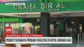 VIDEO: Pemkot Surabaya Perbaiki Fasilitas di Hotel Asrama Haji