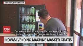 VIDEO: Inovasi Vending Machine Masker Gratis