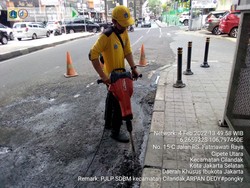 Bina Marga Akan Perbaiki Lagi dan Bikin Got Jl Fatmawati Stasiun Haji Nawi