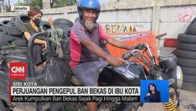 VIDEO: Perjuangan Pengepul Ban Bekas di Ibu Kota