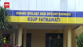 VIDEO: Tempat Tidur Ruang Rawat Covid-19 RS Fatmawati Hampir Penuh