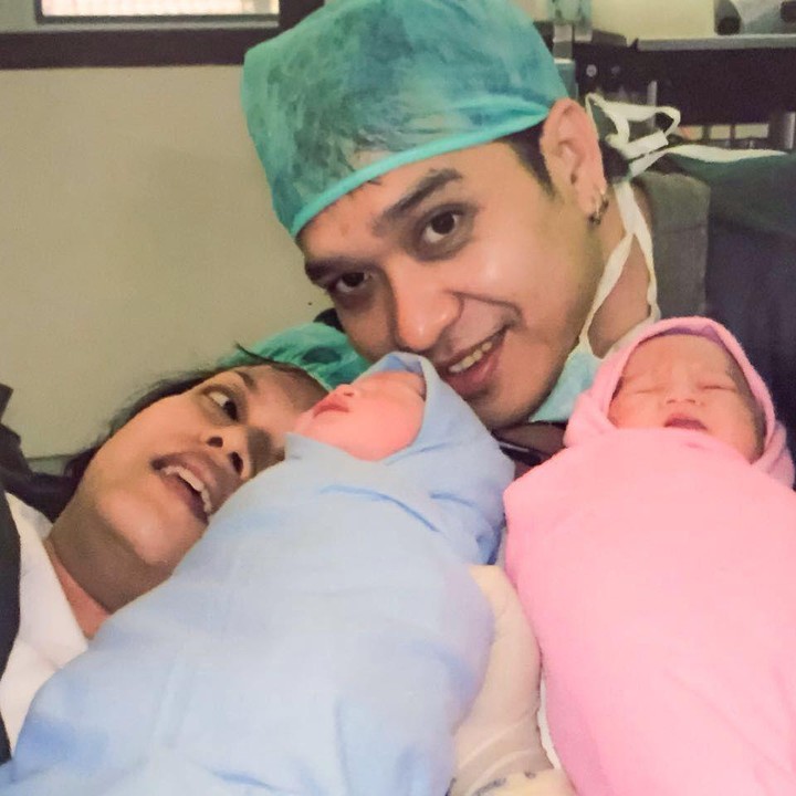 <p>Fadlan Muhammad memiliki anak kembar dari pernikahan sebelumnya dengan Sisca Magdalena, Bunda. Mereka diberi nama Muhammad Mikail dan Queency Alycia. (Foto: Instagram @queency.alycia)</p>