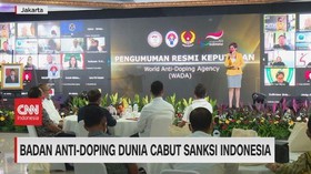 VIDEO: Badan Anti-Doping Dunia Cabut Sanksi Indonesia