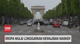VIDEO: Eropa Mulai Longgarkan Kewajiban Masker