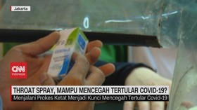 VIDEO: Throat Spray, Mampu Mencegah Tertular Covid-19?