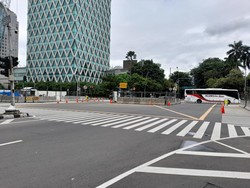 Simpang Thamrin-Kebon Sirih Berlaku One Way Mulai Pukul 23.00 Malam Ini