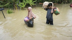 105 Warga Mengungsi Imbas Banjir Pekalongan