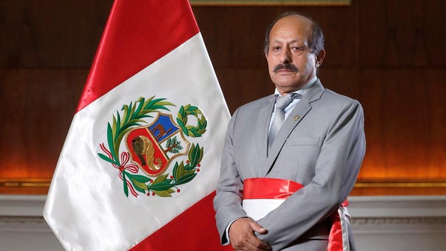 Perdana Menteri Peru yang baru, Hector Valer, mengundurkan diri 3 hari setelah menjabat.