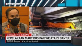 VIDEO: Kecelakaan Maut Bus Pariwisata di Bantul