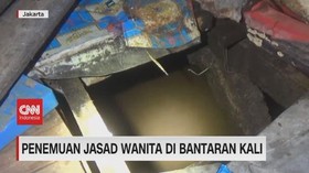 VIDEO: Penemuan Jasad Wanita di Bantaran Kali