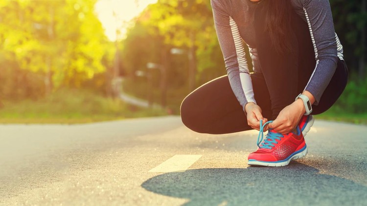 Ilustrasi sepatu jogging atau lari