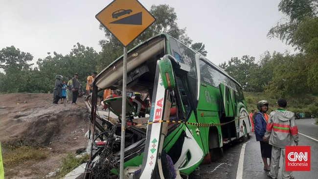 Larangan Melintas Bus Mudik di Jalur Turunan Berbahaya di DIY