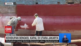 VIDEO: Kehidupan Bengkel Kapal di Utara Jakarta