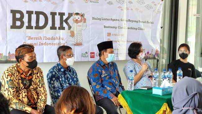 Kerukunan beragama dinilai menjadi salah satu modal untuk menciptakan kerukunan nasional sekaligus juga merupakan pengamalan atas Pancasila sila ke 3.