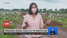 VIDEO: Pemakaman Jenazah Covid-19 di TPU Rorotan Naik