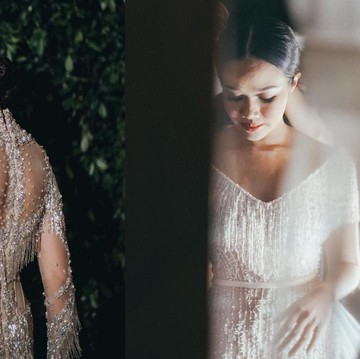 Beda Gaya Sheila Dara dan Yura Yunita dengan Gaun Pengantin Penuh Payet, Siapa Favoritmu?