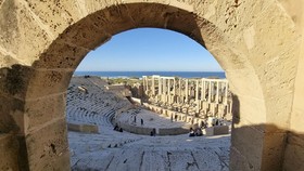 FOTO: 'Berlian' Romawi Kuno yang Terlupakan Bernama Leptis Magna