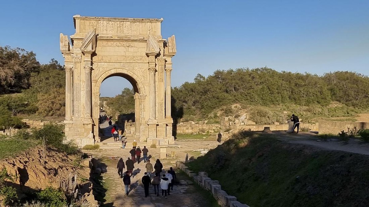 FOTO: 'Berlian' Romawi Kuno yang Terlupakan Bernama Leptis Magna