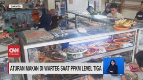 VIDEO: Aturan Makan di Warteg Saat PPKM Level Tiga