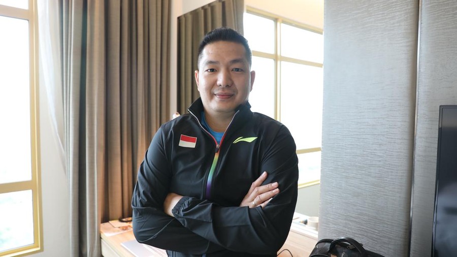 Harry Hartono, manajer tim bulutangkis Indonesia di Kejuaraan Asia Beregu 2022.