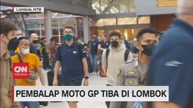 VIDEO: Pembalap MotoGP Tiba di Lombok