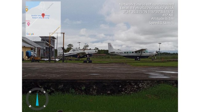 Sumber anonim mengatakan pesawat baru Susi Air masuk kembali ke hanggar Malinau pada Selasa (8/2).