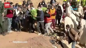 VIDEO: Detik-detik Pemakaman Rayan, Bocah Maroko yang Tewas di Sumur