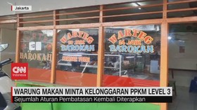 VIDEO: Warung Makan Minta Kelonggaran PPKM Level 3