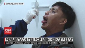 VIDEO: Permintaan Tes PCR Meningkat Pesat