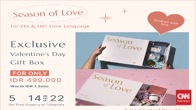 Hadiah spesial di momen Valentine bisa jadi berbeda pada tahun ini. Pengusaha media Putri Tanjung akan membantu kamu untuk memperolehnya.
