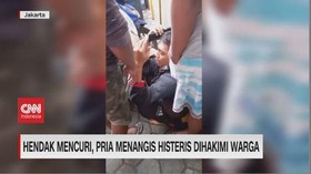 VIDEO: Hendak Mencuri Pria Menangis Histeris Dihakimi Warga