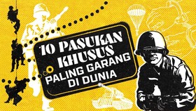 INFOGRAFIS: 10 Pasukan Khusus Paling Ditakuti di Dunia