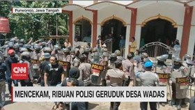VIDEO: Mencekam, Ribuan Polisi Geruduk Desa Wadas