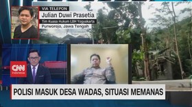 VIDEO: Polisi Masuk Desa Wadas, Situasi Memanas